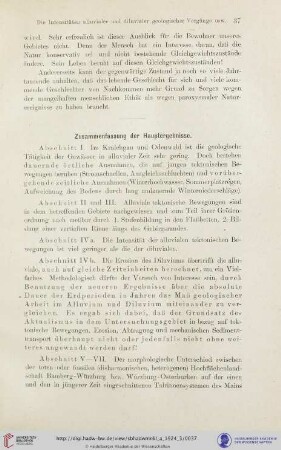 Zusammenfassung der Hauptergebnisse