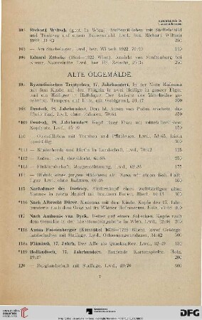 Alte Ölgemälde (Nr. 107-128)