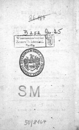 Stempel: Sigill. Stat. Provincial. Lusatiae Inferioris