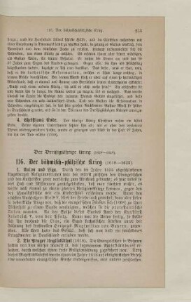 116. Der böhmisch-pfälzische Krieg (1618-1623)