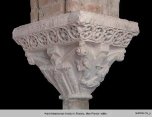 Kapitell mit Szenen aus dem Leben des Heiligen Benedikt von Nursia - N04MS42