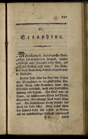 IV. Seraphine.