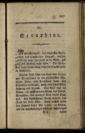 IV. Seraphine.