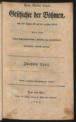 T. 2: : Aus den besten einheimischen und auswärtigen Geschichtschreibern, Kroniken und gleichzeitigen Handschriften zusammen getragen