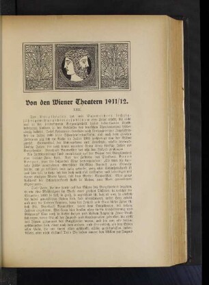 Von den Wiener Theatern 1911/12