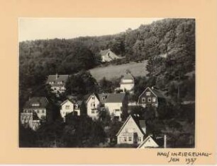 Haus Schlemmer, Heidelberg-Ziegelhausen: Ansicht vom Tal
