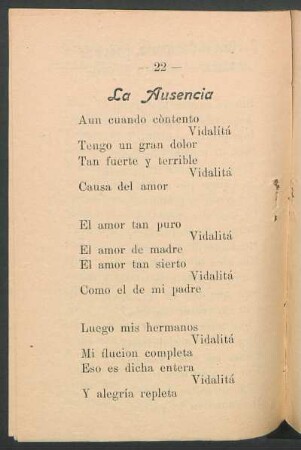 La ausencia