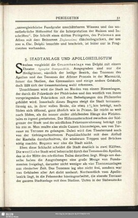 5. Stadtanlage Und Apolloheiligtum