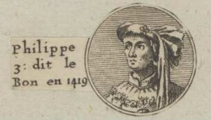 Bildnis von Philippe 3. le Bon, Herzog von Burgund