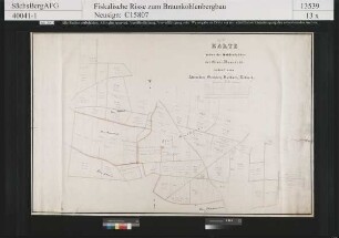 Grube Mannsfeld bei Albersdorf; Kohlenfelder in den Fluren Albersdorf, Göhrenz, Kulkwitz und Rehbach bei Markranstädt