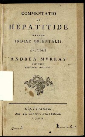 Commentatio De Hepatitide Maxime Indiae Orientalis