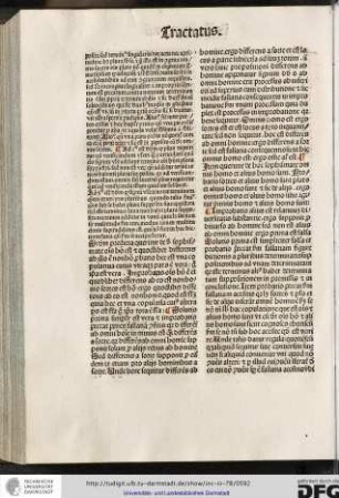 Secundum predicta queritur de hoc sophismate omnis homo est et quodlibet differens ab illo est non homo...