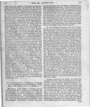 Teutschland. Oder Briefe eines in Teutschland reisenden Teutschen. Bd. 1. Stuttgart: Frankh 1826