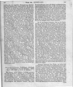 Teutschland. Oder Briefe eines in Teutschland reisenden Teutschen. Bd. 1. Stuttgart: Frankh 1826