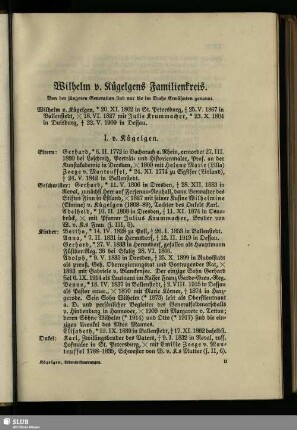 Wilhelm v. Kügelgens Familienkreis