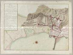 Plan des Ville, Chateau, Mole, et Baye de Gibraltar