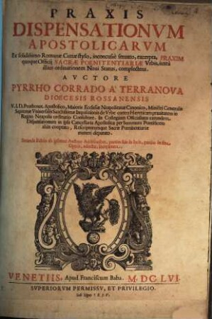 Praxis dispensationum apostolicarum