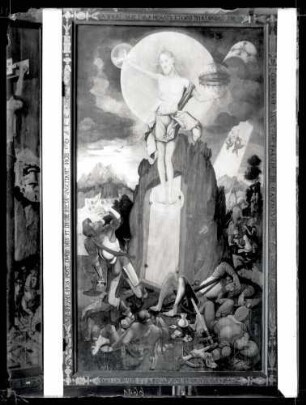 Stiftskirche; Hochaltar, Auferstehung von Jörg Ratgeb