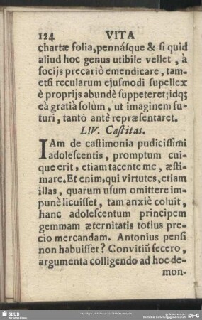 LIV. Castitas