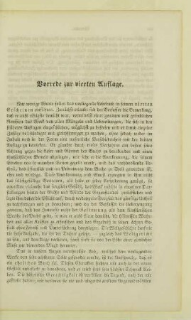 Vorrede zur vierten Auflage