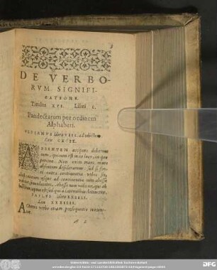 De Verborum Significatione.