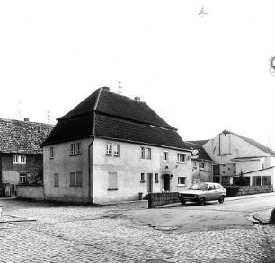 Fachwerkwohnhaus; Babenhausen, Große Pfarrgasse 1, Große Pfarrgasse 3A