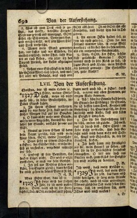 692-695, LVII. Von der Auferstehung
