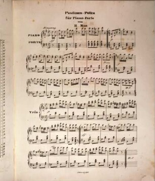 Paulinen-Polka : für Piano Forte ; op. 53