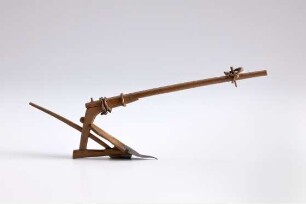 Modell eines Hakenpflugs, um 1800