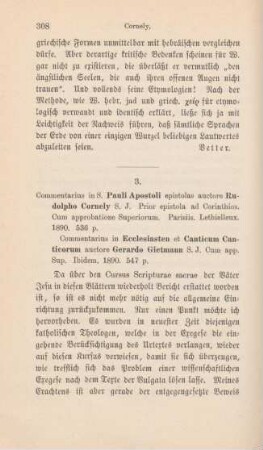 308-312 [Rezension] Commentarius in S. Pauli Apostoli epistolas