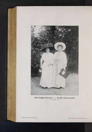 Ottilie Metzger-Lattermann und Ernestine Schumann-Heink