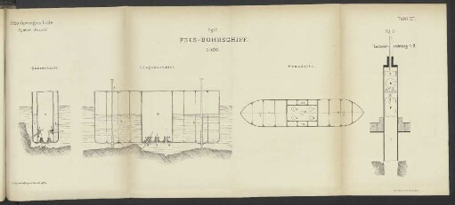 Tafel VIII. Fels-Sprengmethode. System "Prasch"