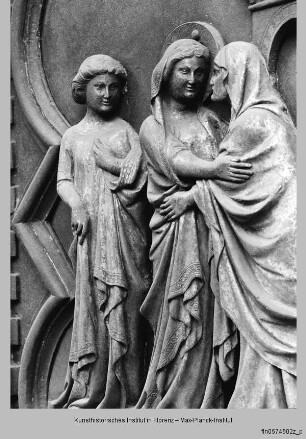 Türreliefs : Szenen Johannes' des Täufers : Heimsuchung