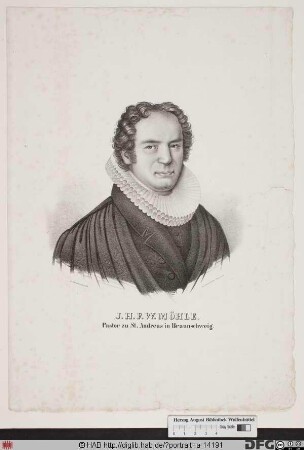 Bildnis (Johann Heinrich) Friedrich (Wilhelm) Möhle
