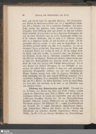 Färbung von Schmiedeeisen und Stahl