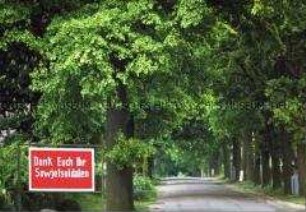 Propaganda zur deutsch-sowjetischen Freundschaft in Mecklenburg
