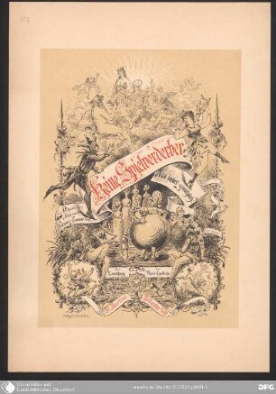 Keine Spielverderber : [allegorisches Bühnenweihfestspiel-Bummelstück mit Gesang und Tanz zur feierlichen Eröffnung und Einweihung der Winter-Zwillings-Kegelbahn im Malkasten zu Düsseldorf am 11. November 1882]