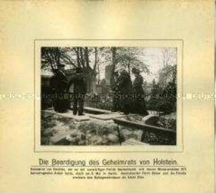 Die Beisetzung Friedrich von Holsteins