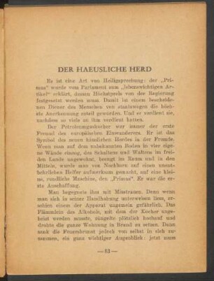 Der haeusliche Herd