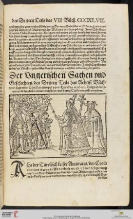 Der Vngerischen Sachen vnd Geschichten, des Dritten Teils das Achtist Buch