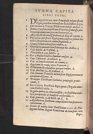 Summa capita libri primi.
