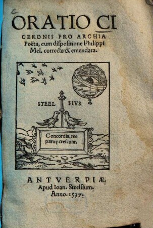 Oratio Ciceronis pro Archia poeta
