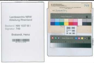 Entnazifizierung Heinz Brabandt , geb. 02.03.1907 (Rechtsanwalt)