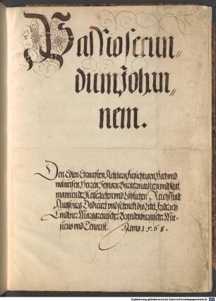 Choralpassion - SuStB Augsburg Tonk Schl 16