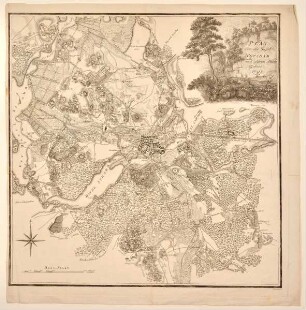 Plan von der Insel Potsdam