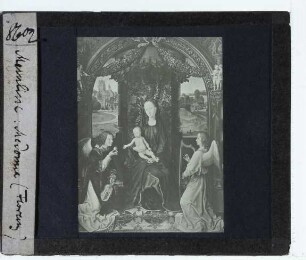 Memling, Madonna mit musizierenden Engeln (Florenz, Uffizien 00286024)