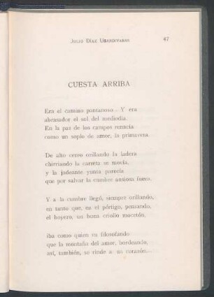 Cuesta arriba