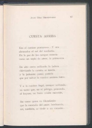 Cuesta arriba