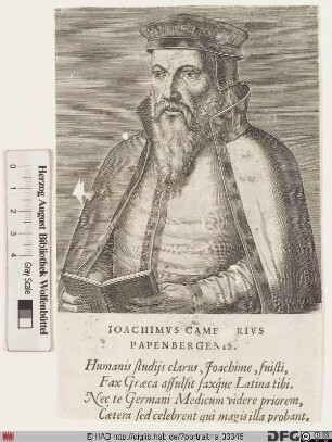 Bildnis Joachim I Camerarius (eig. Kammermeister)