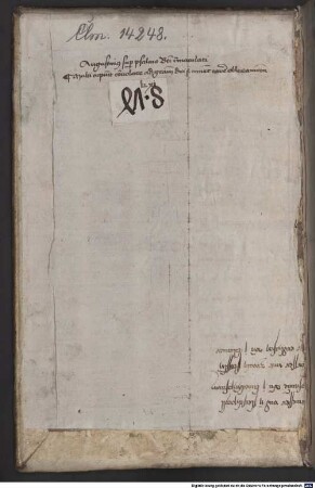 Sententiarum libri III (Fragment) - BSB Clm 14248
